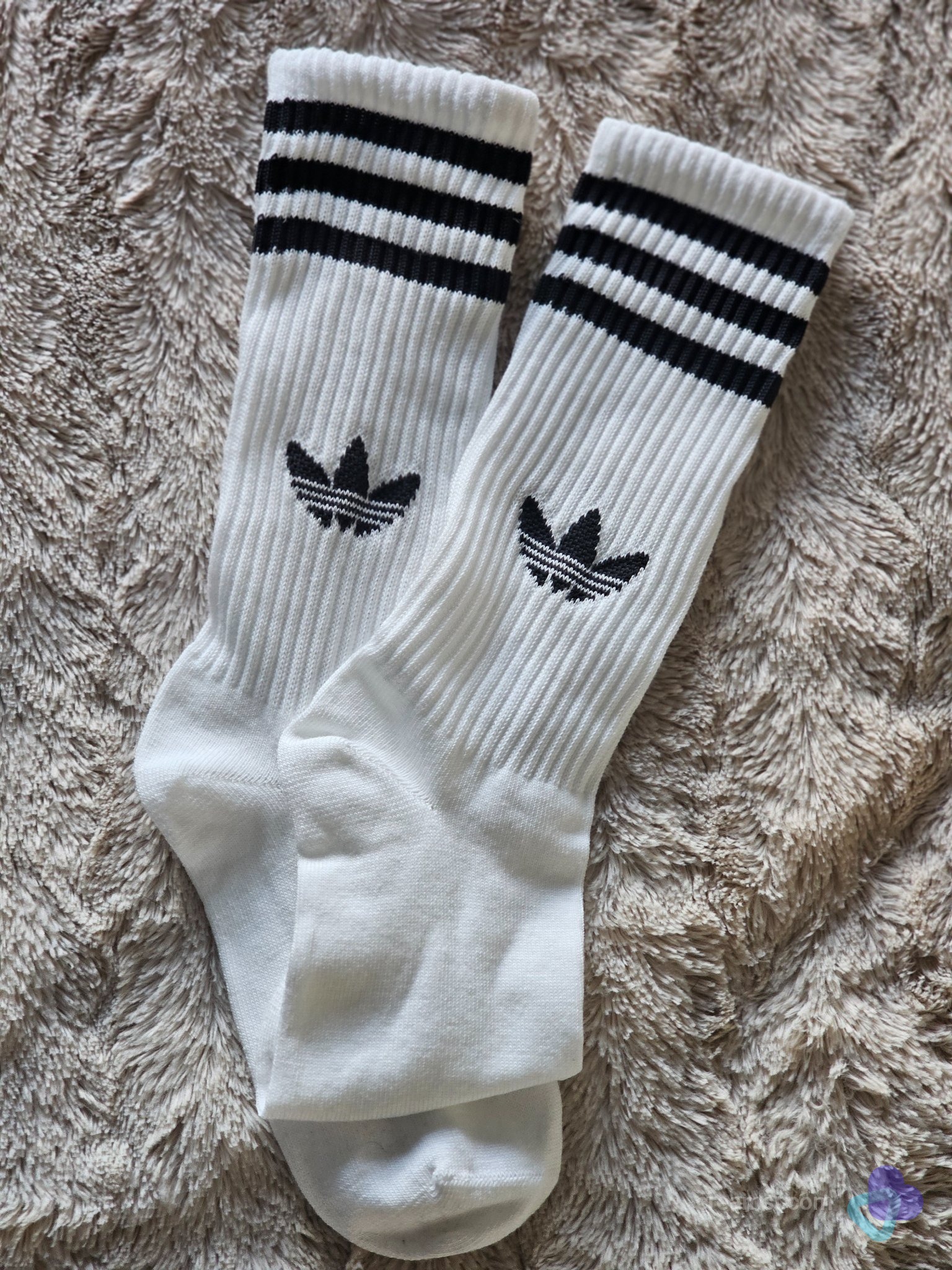 Weiße Tennissocken