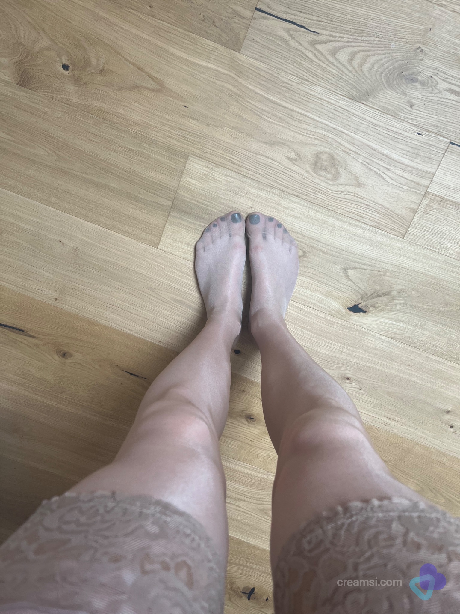 Hautfarbene Nylons Stockings