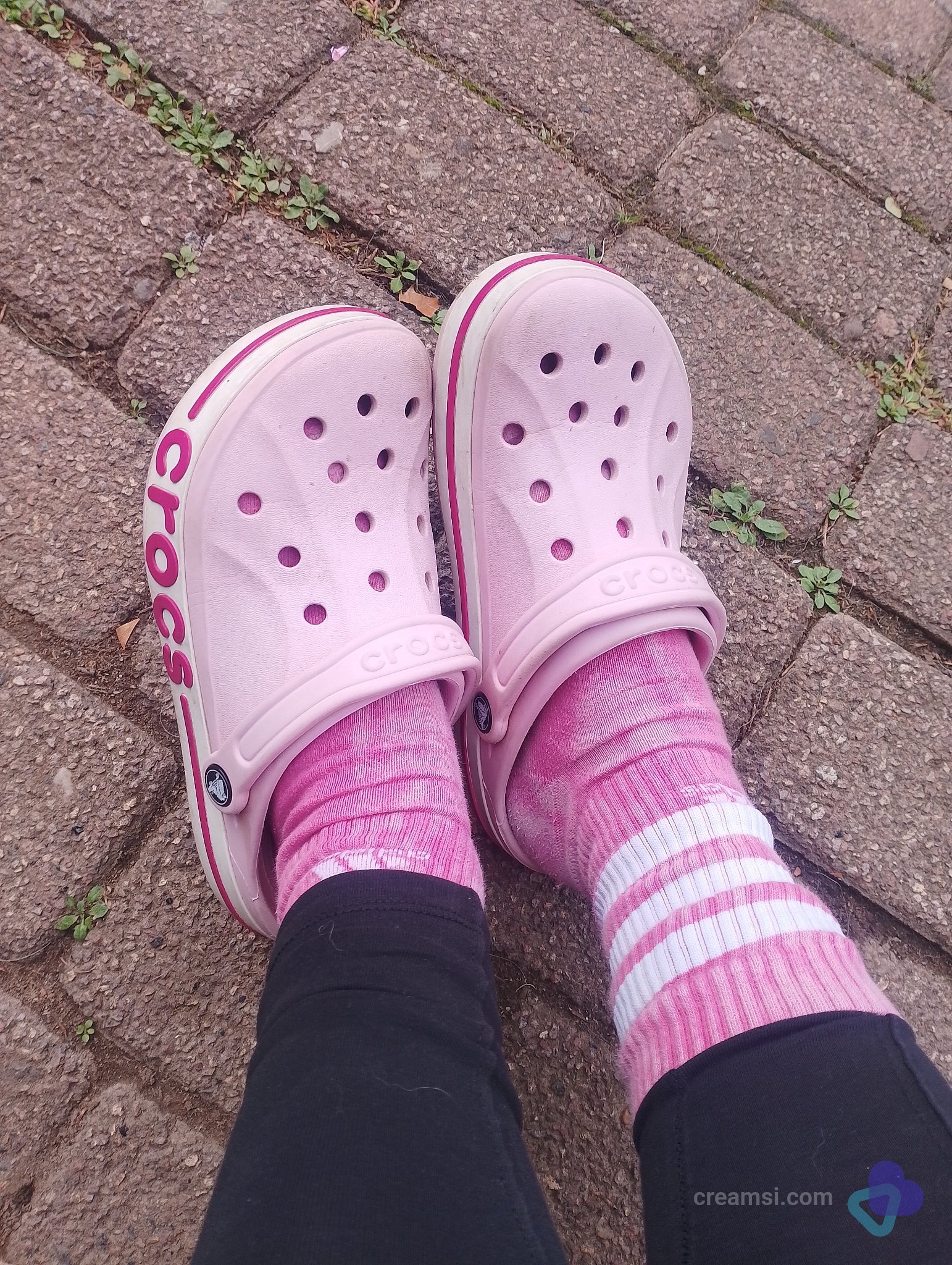 Crocs rosa Gr.38  🩷1 Jahr getragen