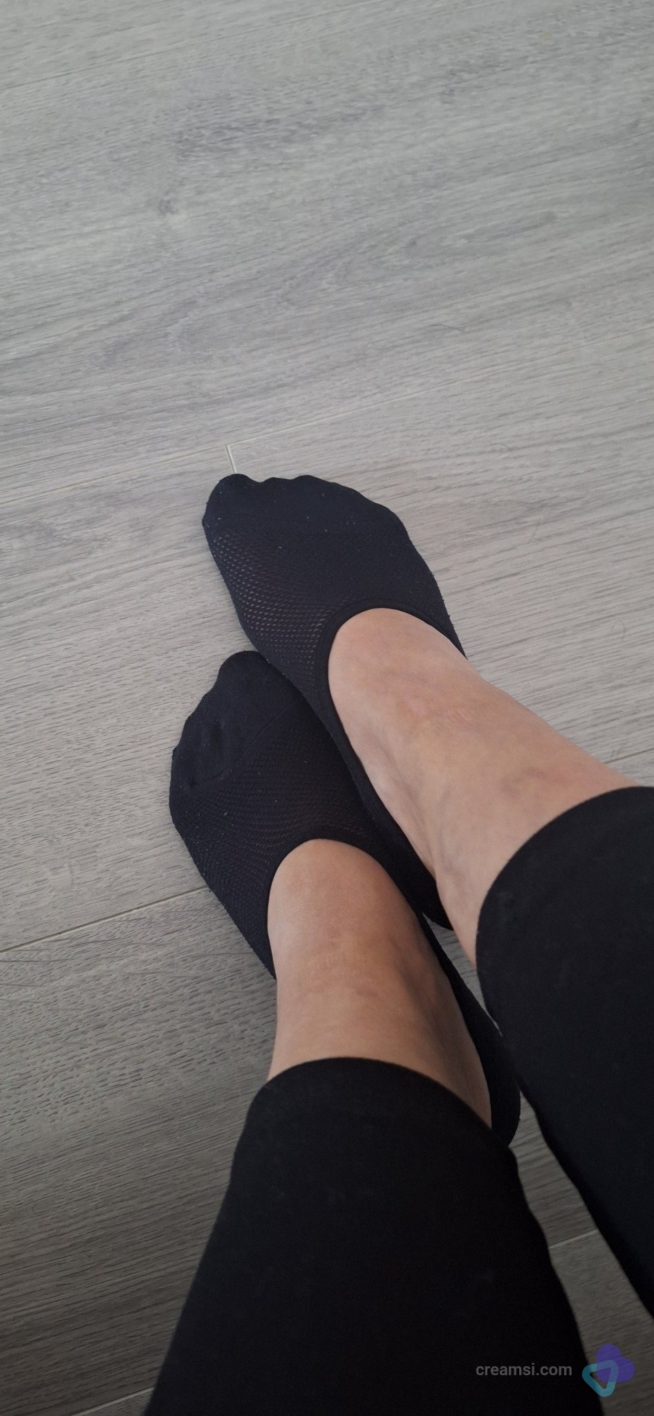 Schwarze Ballerina Socken