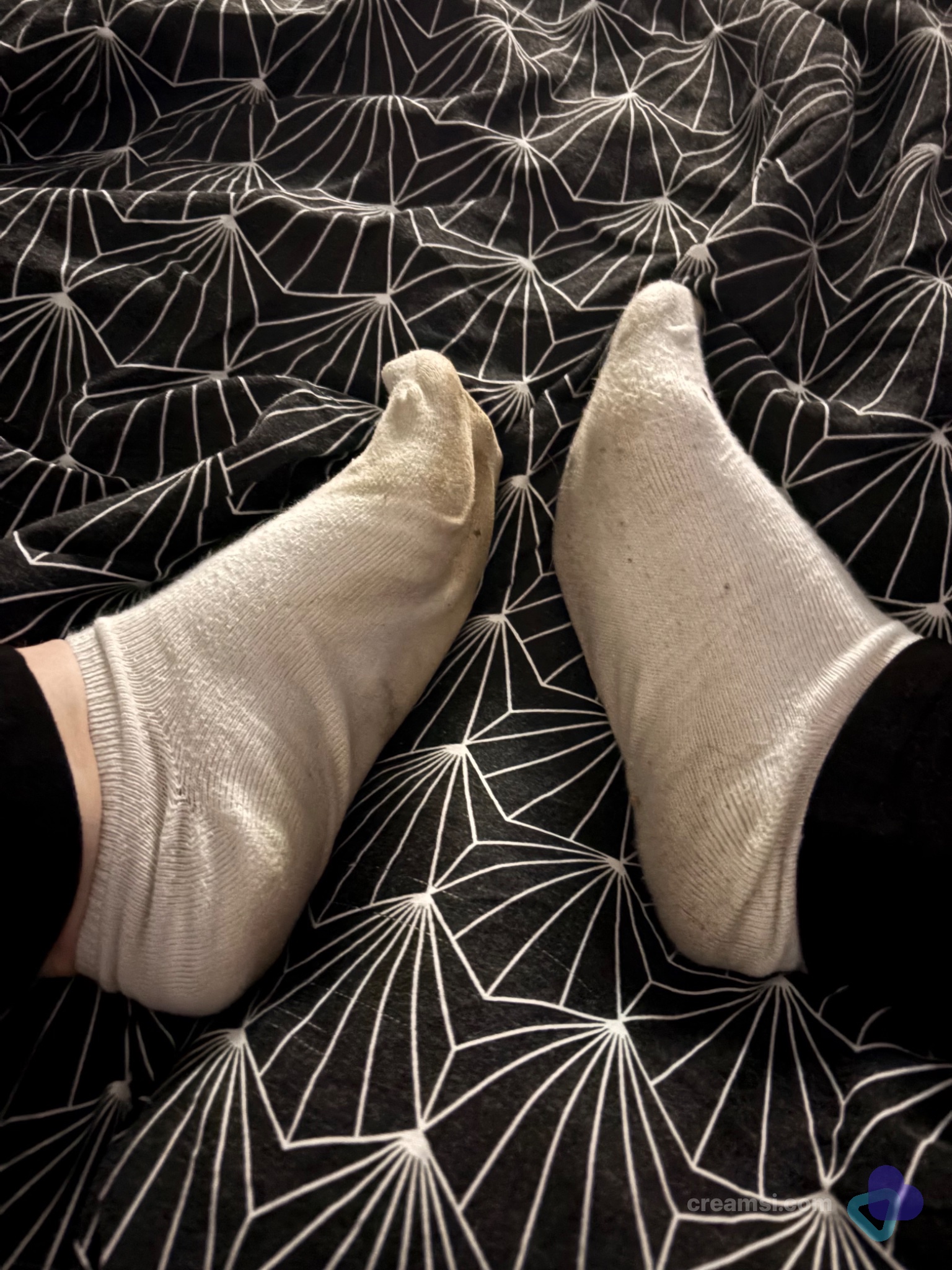 Sneakersocken weis