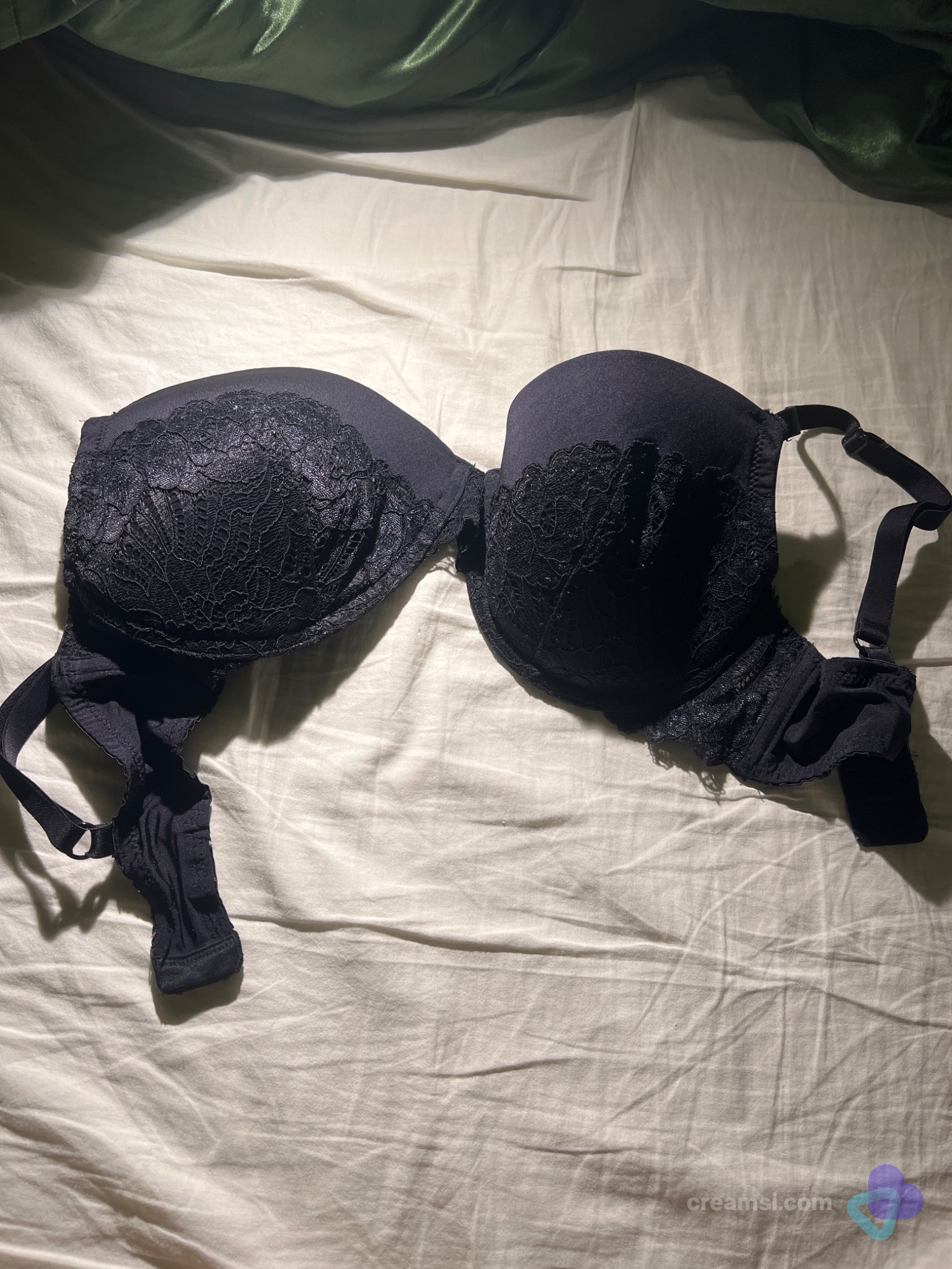 Elegant Black Lace Bra